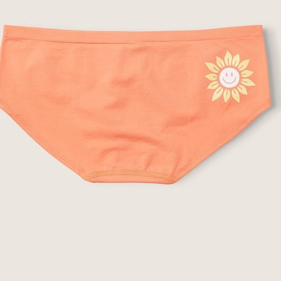 VS PINK coral sunflower seamless hipster panties NWT - Picture 1 of 3